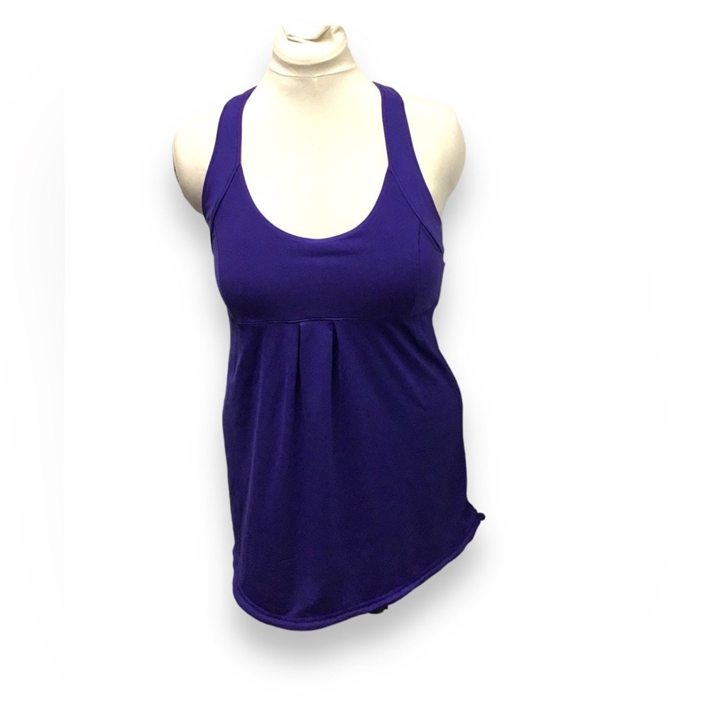 Active by Old Navy Women’s Compression Bra Loose Fit Top, Purple, size L